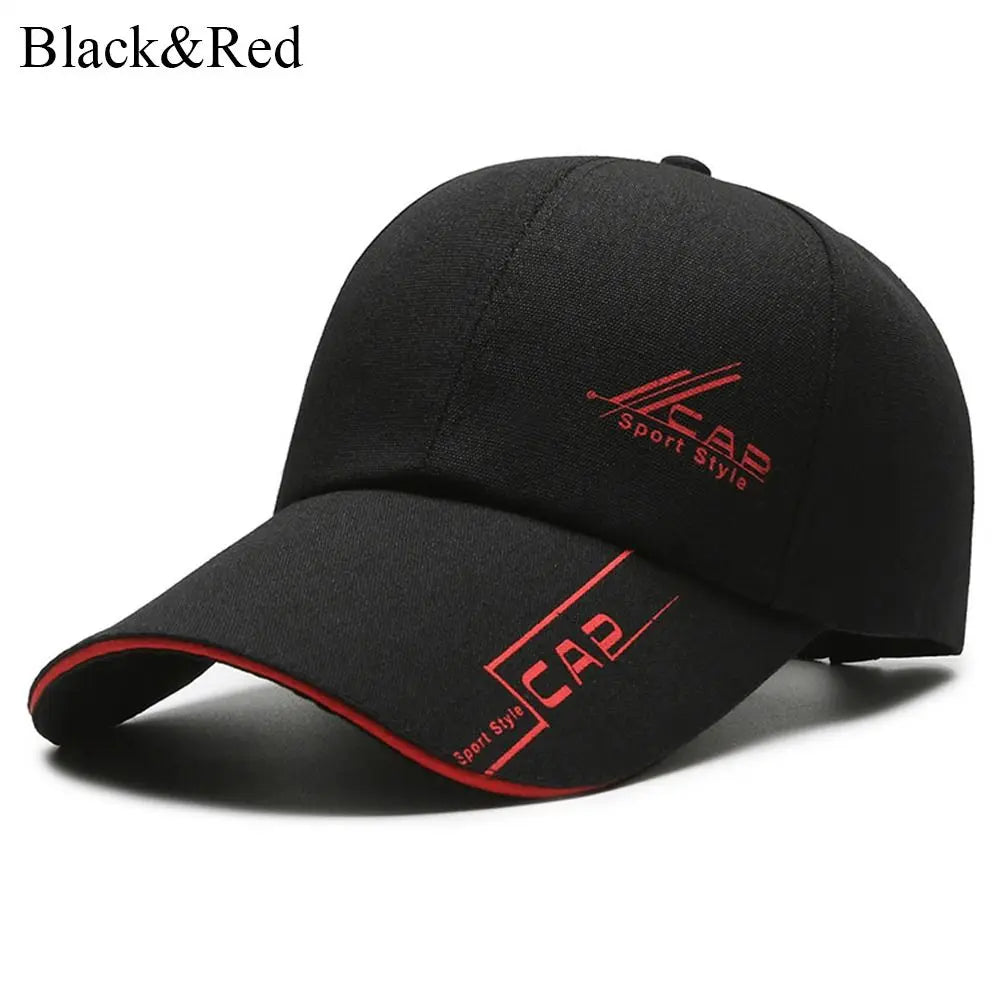 Long Brimmed Baseball Cap Fashion Versatile Solid Color Dad Hat Adjustable Sun Hat Leisure Outdoor