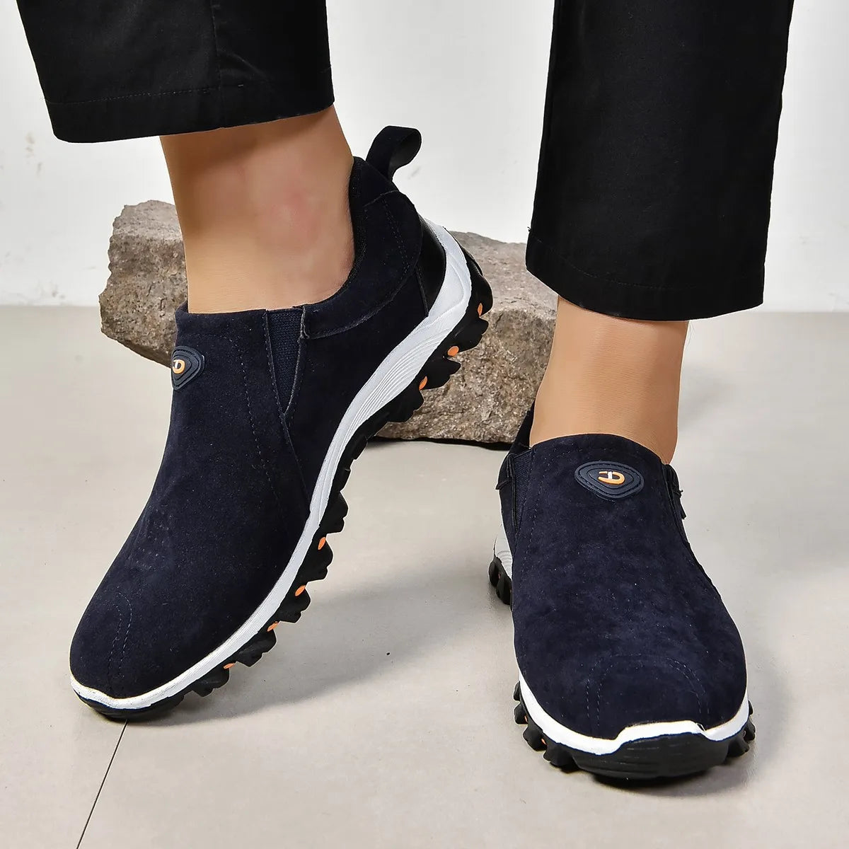 Men's Large 38-48 Outdoor Hiking Camping Running Jogging Casual Sports Shoes Anti-slip and Breathable Sports Trainers Footwear