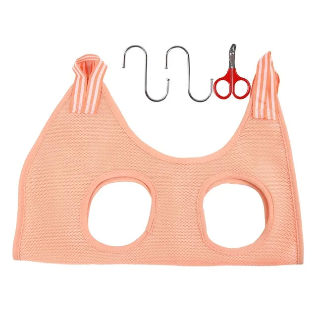 Dog Cat Grooming Hammock Fixed Bath Bag  Nail Cutting Anti Scratch Cat Trimming Restraint Bag Cat Beauty Hanging Pet Supplies
