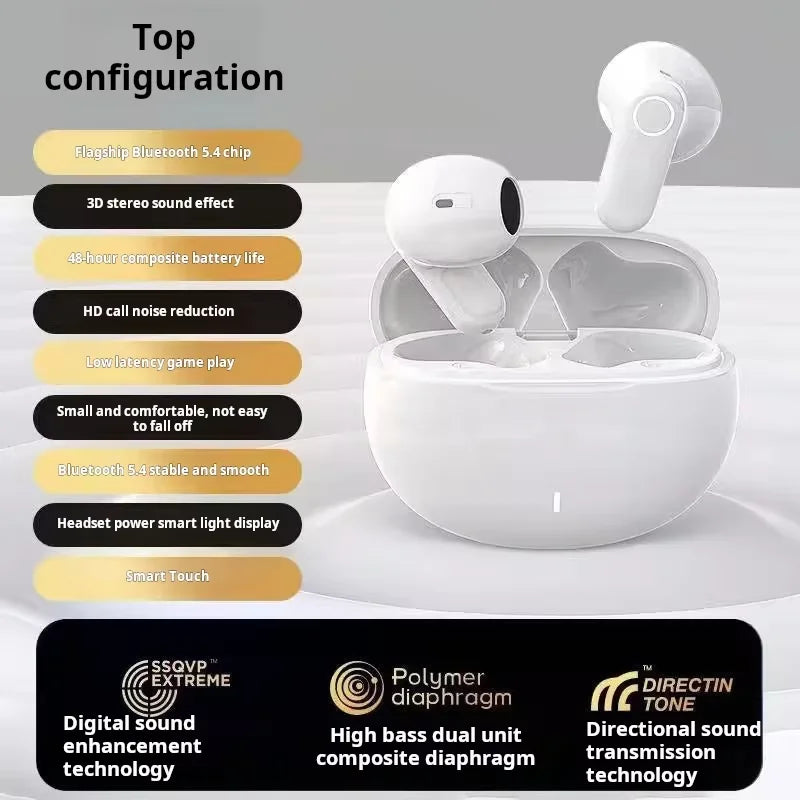 for BLACKVIEW A70 Pro Realme 9 5G Speed TWS Bluetooth Wireless Earphone 5.4 Touch Control Earbuds Stereo Music Sports Headset