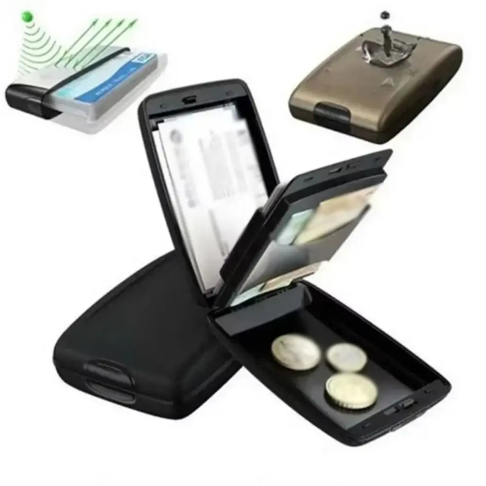 Large Capacity Credit Cards Holder Card Case Anti-Theft RFID Blocking Wallet Dust-proof Lightweight Airplane Ticket Protector