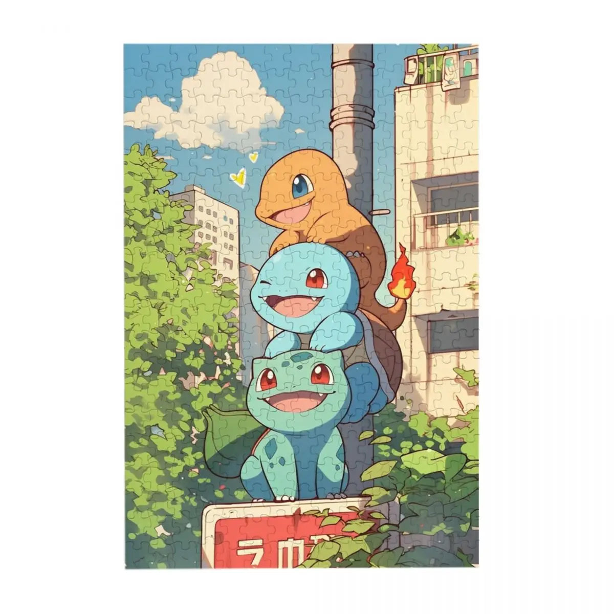 Pokemon Characters Pikachu Cartoon Wooden Puzzles for Children Jigsaw Puzzles 300 Pieces Educational Toys Gift for Kids