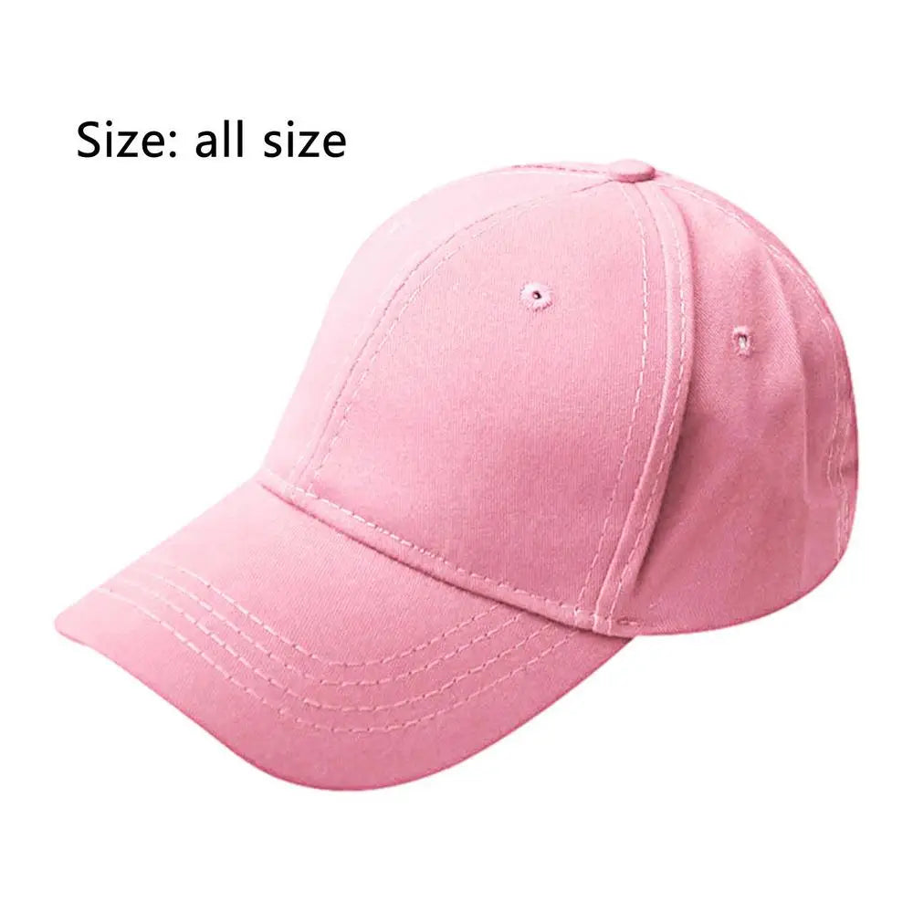 Women Ponytail Hat Cotton Baseball Caps Ponytail Adjustable Baseball Hat High Messy Bun Trucker Hat Blank Breathable Sun Hats