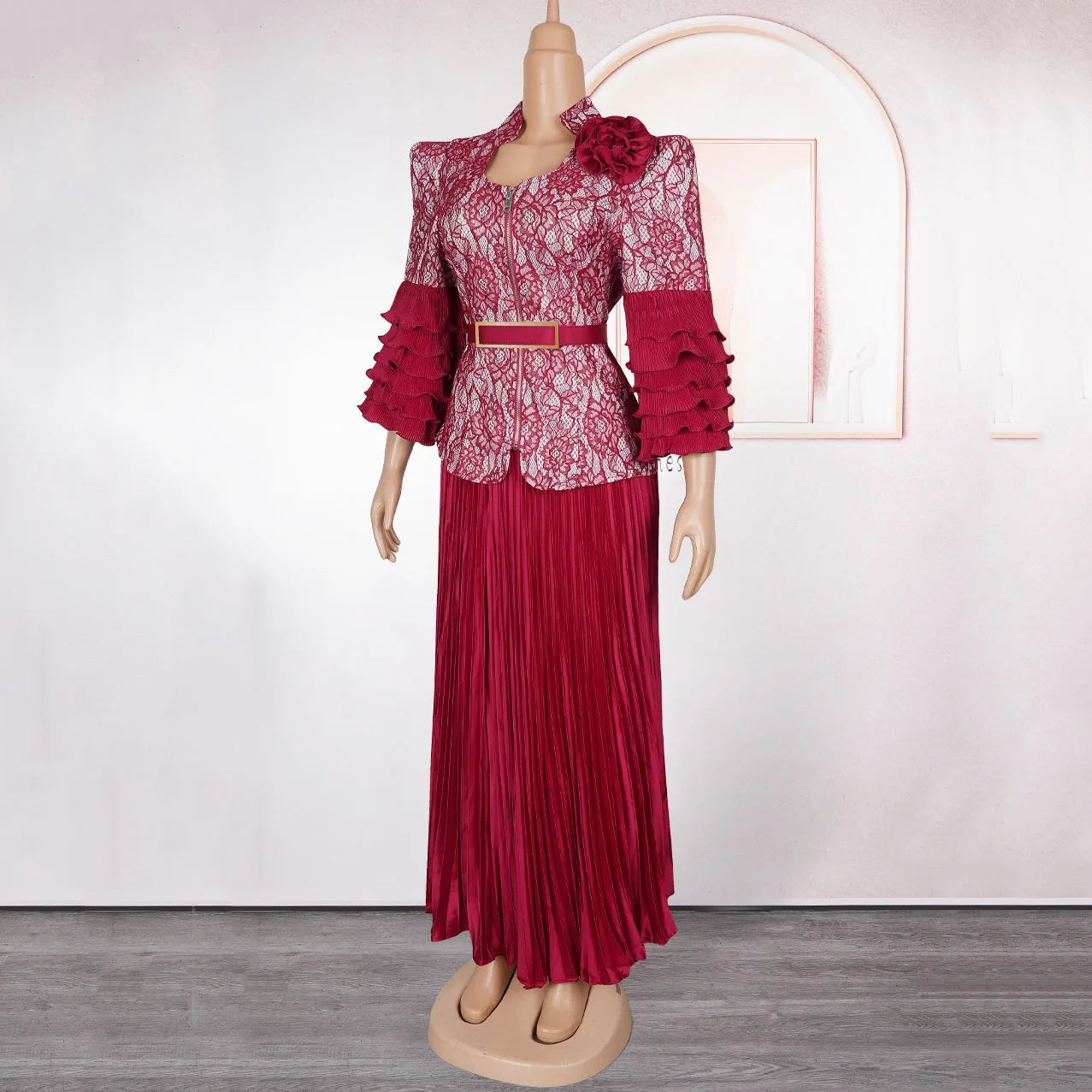 Luxury African Clothes for Women 2 PCS Sets New Tops And Skirts Suits Dashiki Ankara Turkey Outfits Gowns Wedding Wholesale