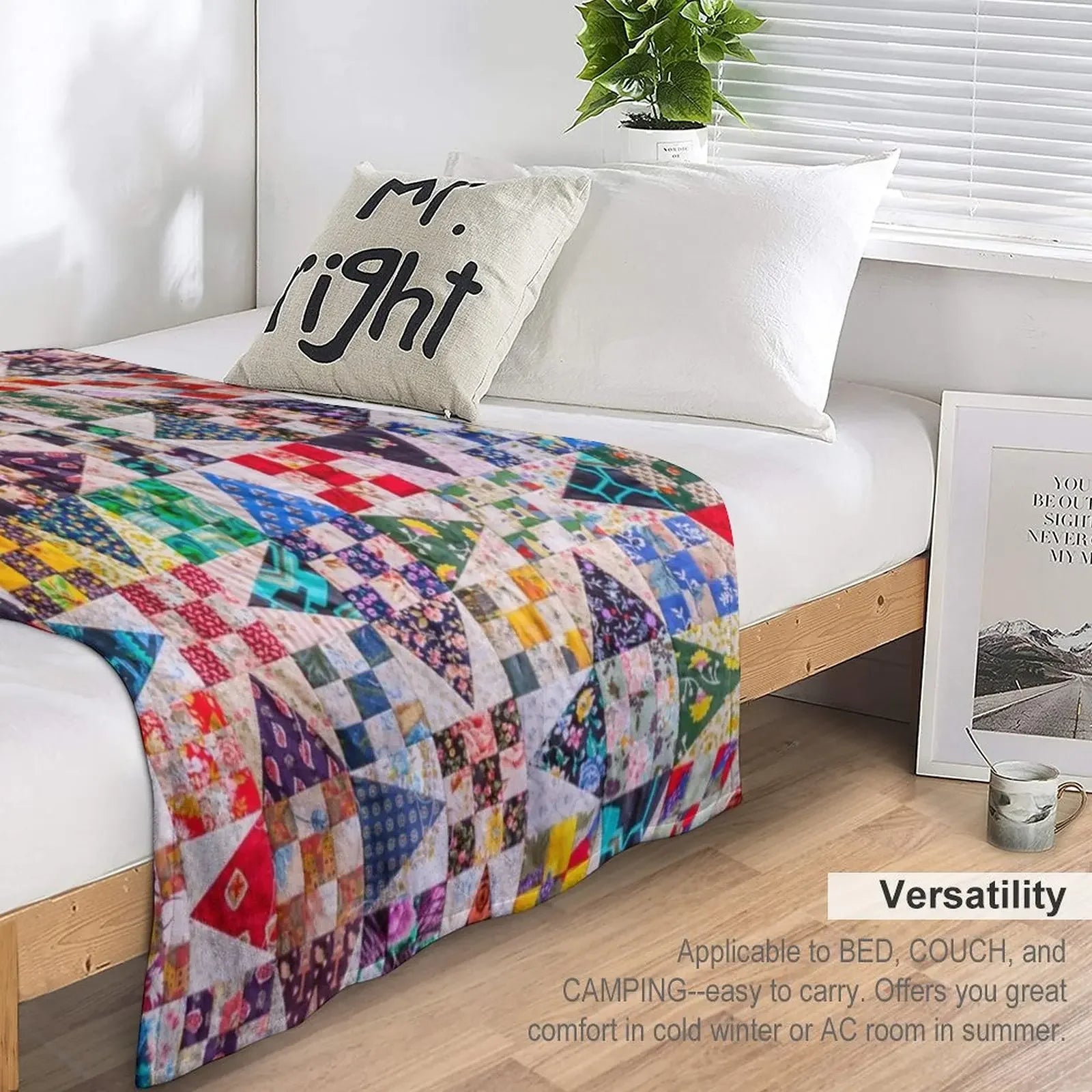 patchwork Throw Blanket throw blanket for sofa bed plaid Bed Fashionable Blanket