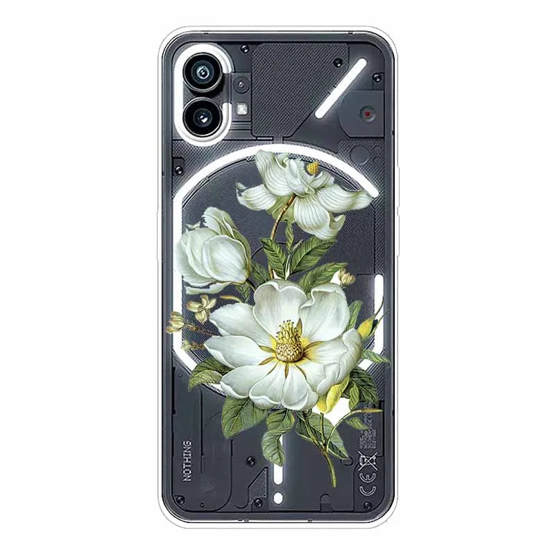 Case for Nothing Phone 1 Cover Transparent Soft TPU Silicone Cases for Nothing Phone One Phone 1 Clear Coque Cute Phone1 2022