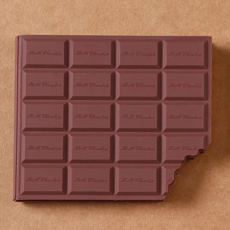 Chocolate Memo Pad Portable 80 Sheets Bitten Bistuits Note Book Paper Notepad Office School