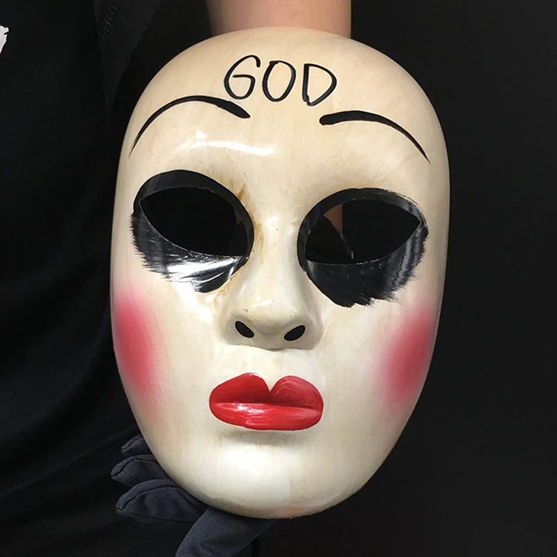 Party Anonymous Masks Halloween Movie Theme Face Masks For Adult Cosplay Film Costume Props Mask Horror Mask Gift For Kids
