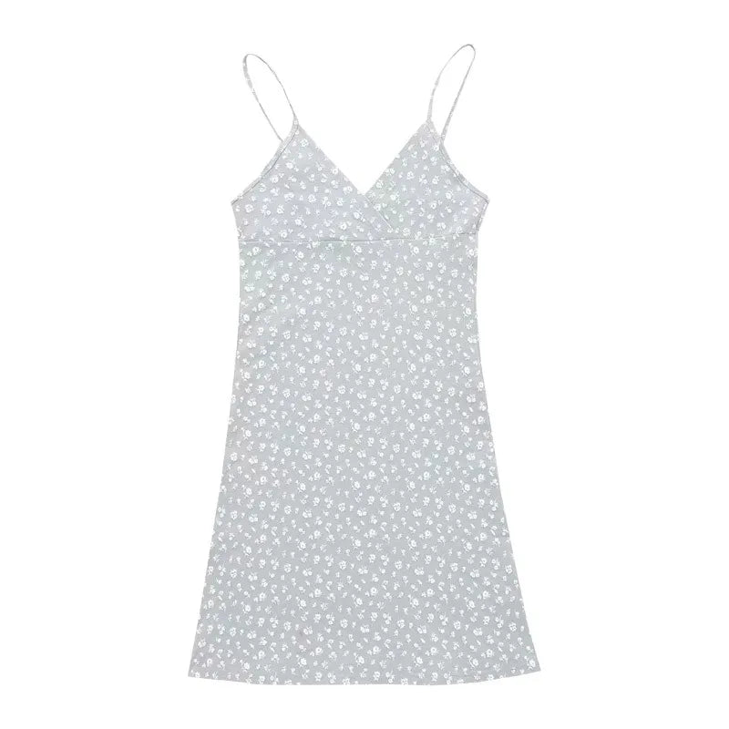 1pc Linen Sundress Casual Summer Comfortable Sexy V Neck High Quality Elegant Trendy Women Clothing Dress