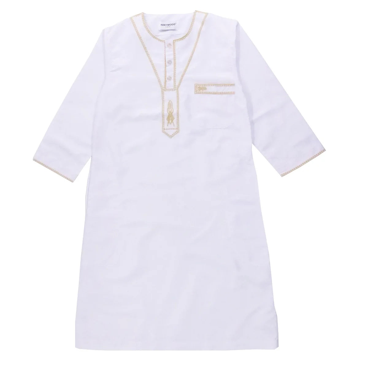 2025 Fashion Muslim Teenager Clothing Islam Men Summer Winter Eid Ramadan Prayer High Quality Elengance Party Boy's Robe Caftan