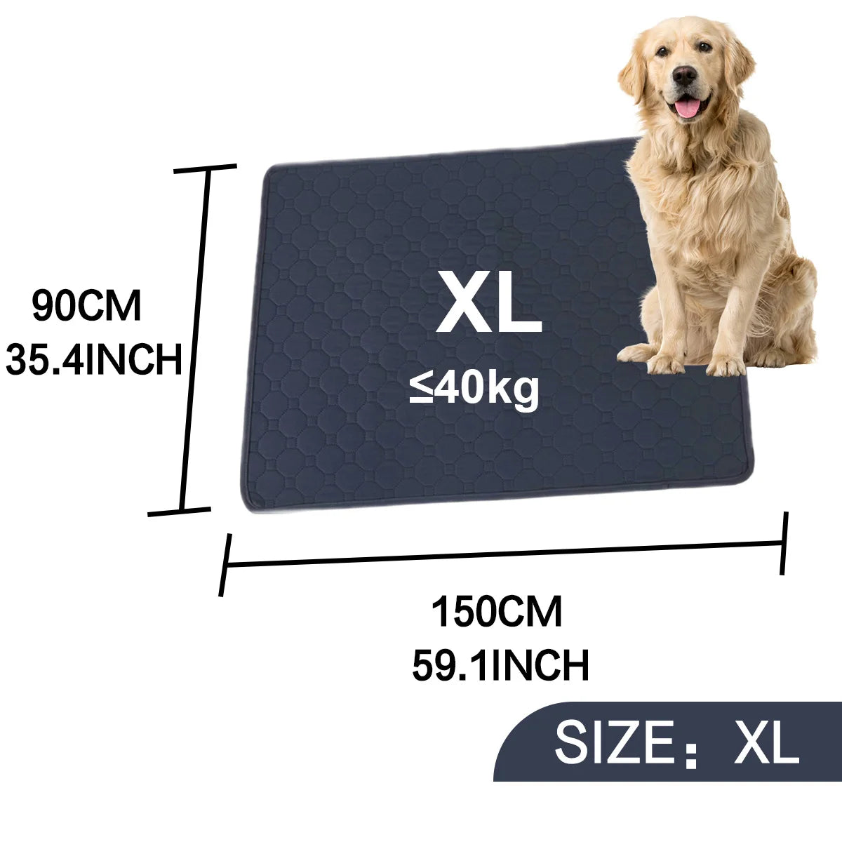 Coussinets absorbants pour urine de chien, réutilisables, imperméables, antidérapants, pour siège auto, accessoires d'entraînement pour animaux de compagnie.