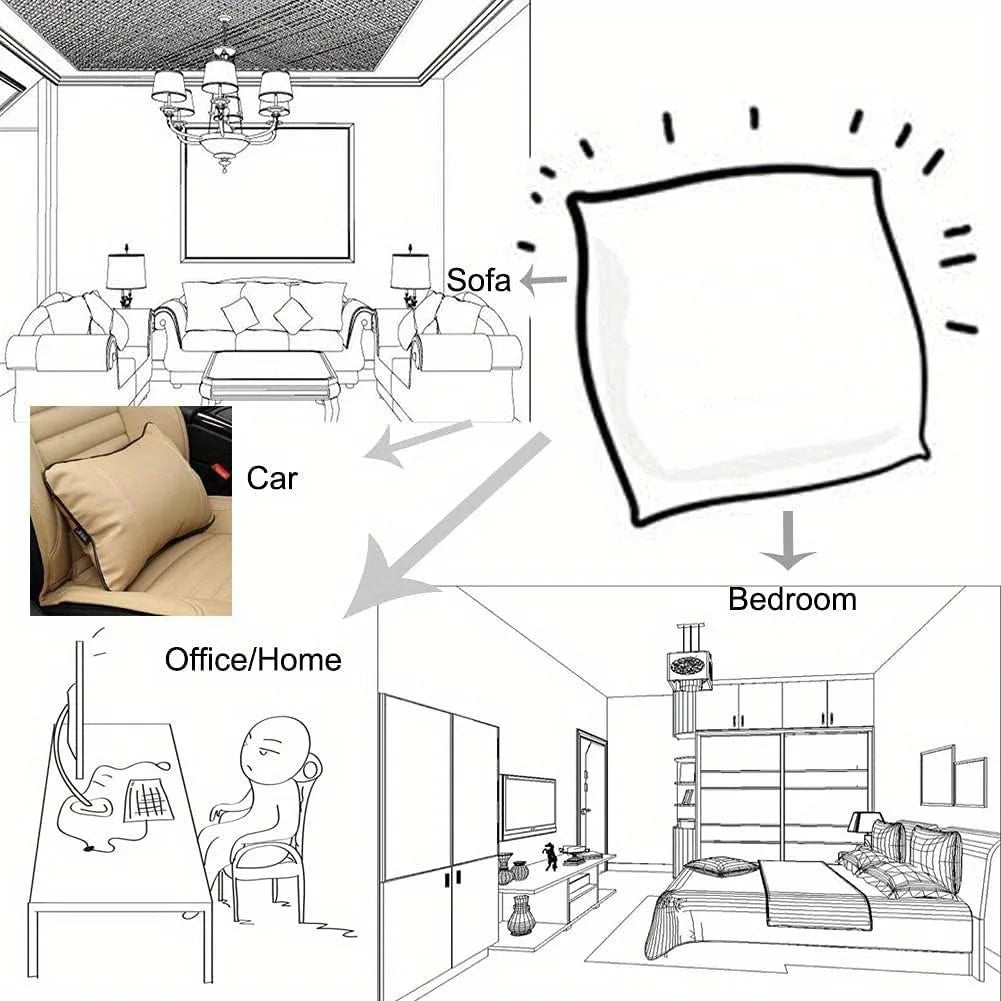 Halloween Cute Ghost Small Ghost Printed Cushion Cover Sofa Decoration Home Printing Cute Cushion Cover Festival Home Decoration