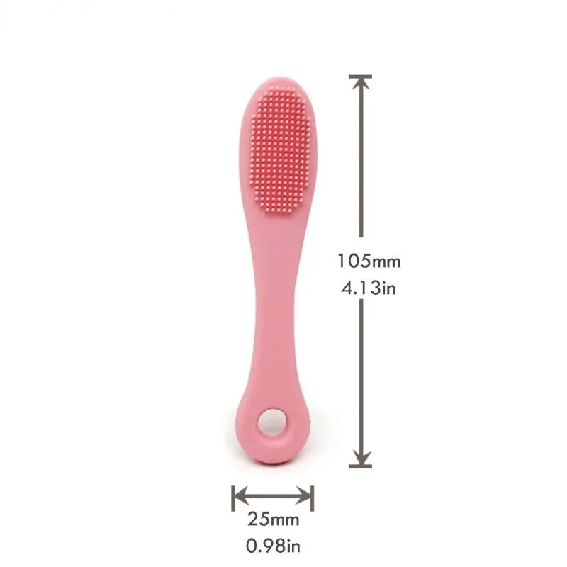 Cepillo de limpieza facial de silicona con forma de dedo, limpiador facial, limpiador de poros, exfoliante, cepillo de lavado facial, herramienta para el cuidado de la piel de la mujer