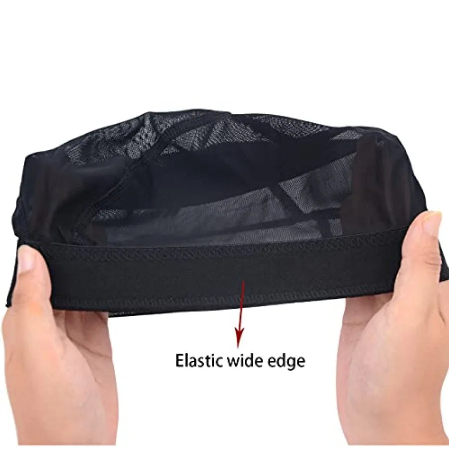 Mesh Cap Wig Caps for Making Wig Stretchy Wig Cap with Wide Elastic Band M