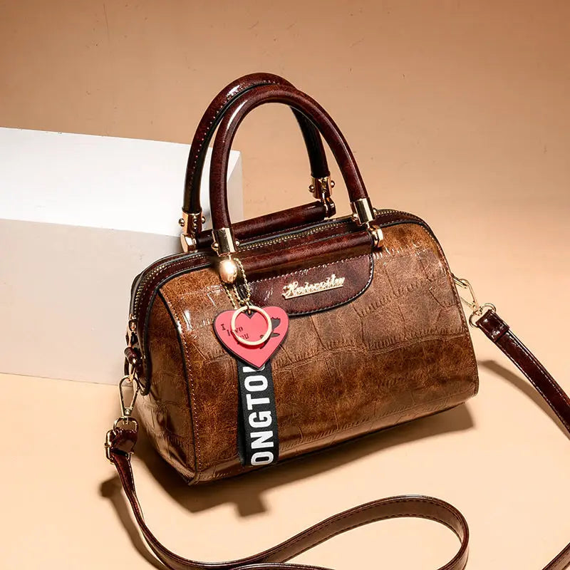 Bolso de hombro de lujo con diseño, bolso de mano de piel sintética de alta calidad para mujer, bolso tote de cocodrilo, bolsos cruzados de moda para mujer, monedero