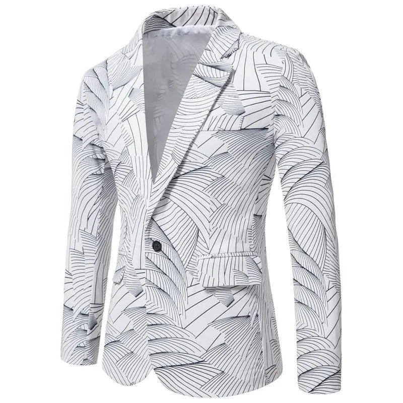 Men's casual sports jacket - Fashionable  wedding, business and  party suit jacket - high-end work  and casual jacket