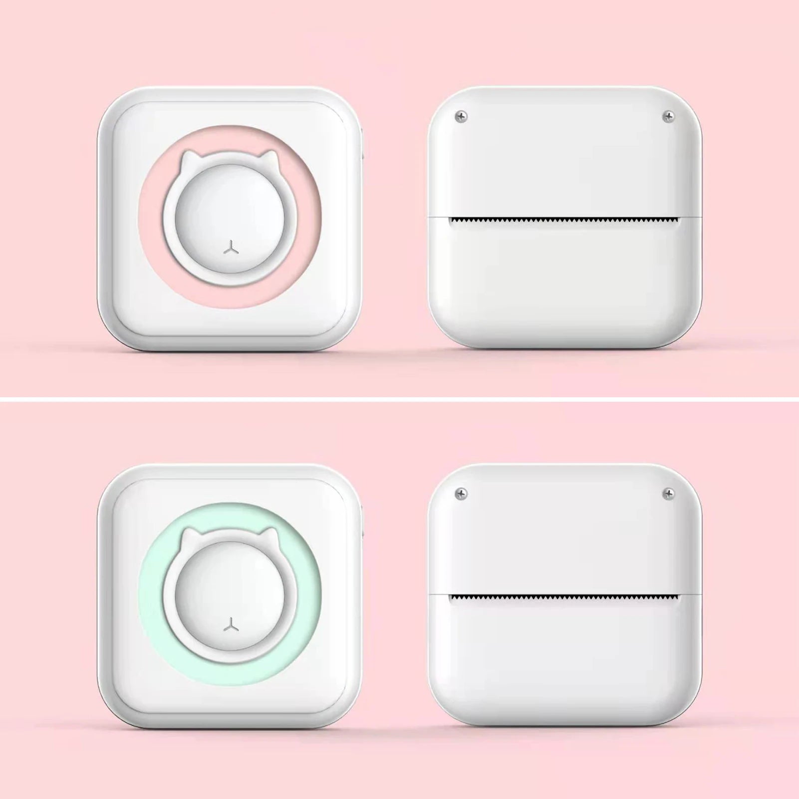 Portable Mini Thermal Printer Wirelessly BT 203dpi Photo Label Memo Wrong Question Printing With USB Cable Imprimante Portable