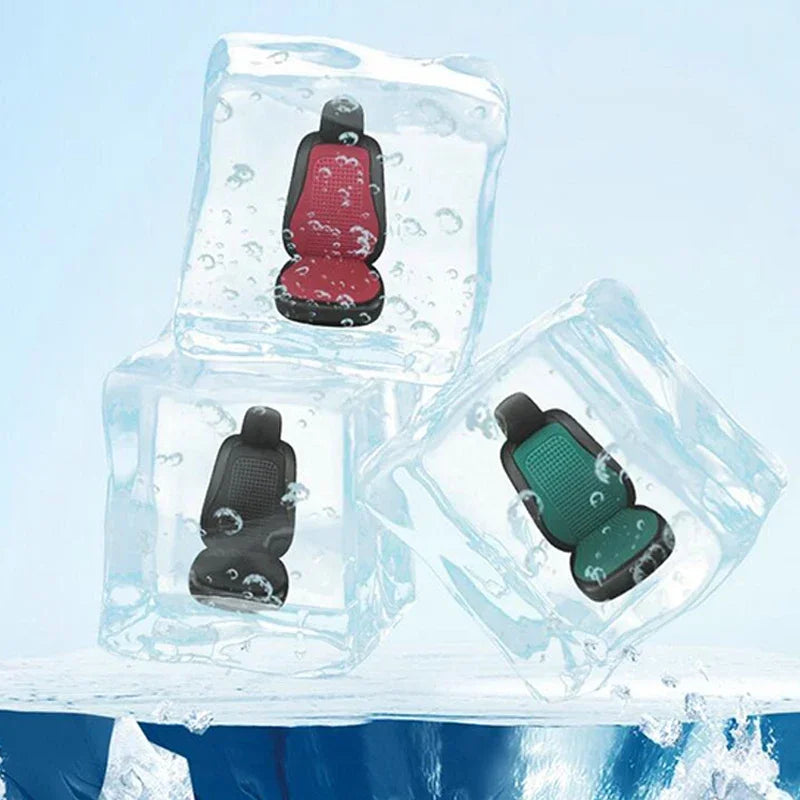 Universal Car Seat Cushion Cover Ice Silk Breathable Summer Cool Auto Cushion Vehicle Backrest Car Interior Accessories