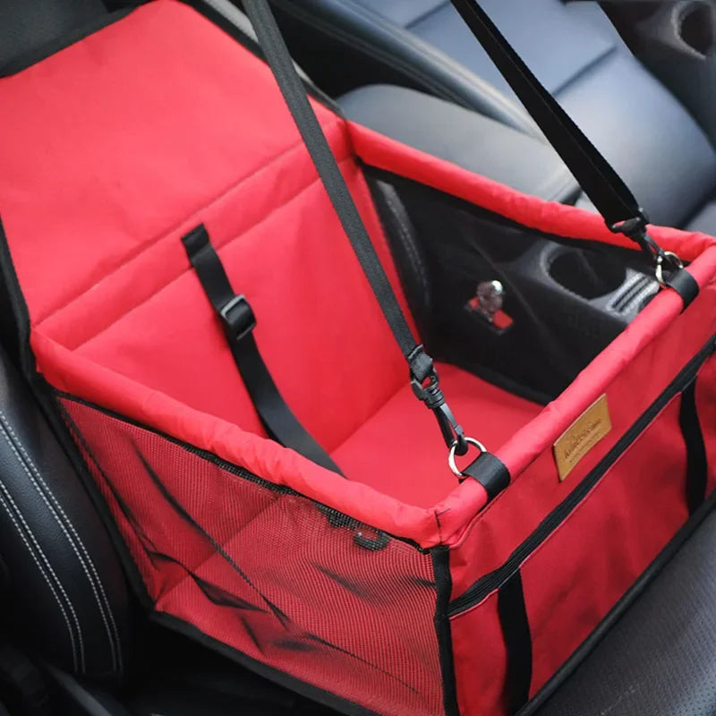 Accesorios de viaje de doble grosor Bolsas de malla colgantes plegables Suministros para mascotas Manta impermeable para perros Seguridad Bolsa de asiento de coche para mascotas