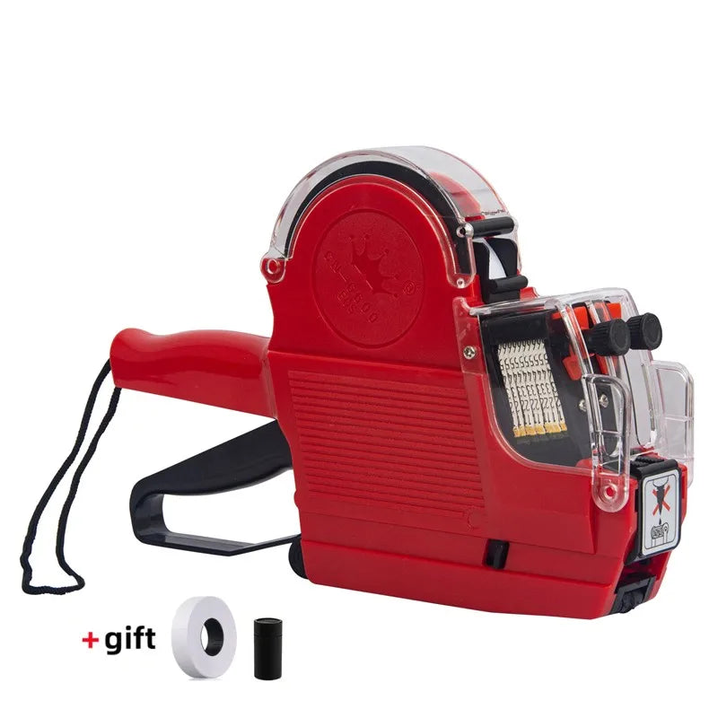 1 piece two line 10 character labeling machine price label gun label 2 lines suitable for retail store pricing label display too