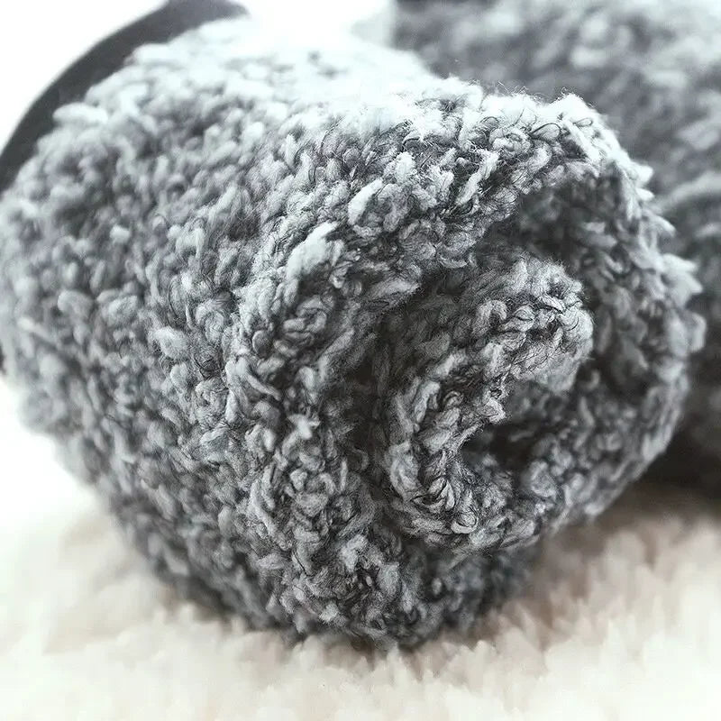 Myke korallfleece sokker kvinner vinter varme tykke plysj Sox hjem gulv sovetøfler silikon sklisikre båtsokker hipster