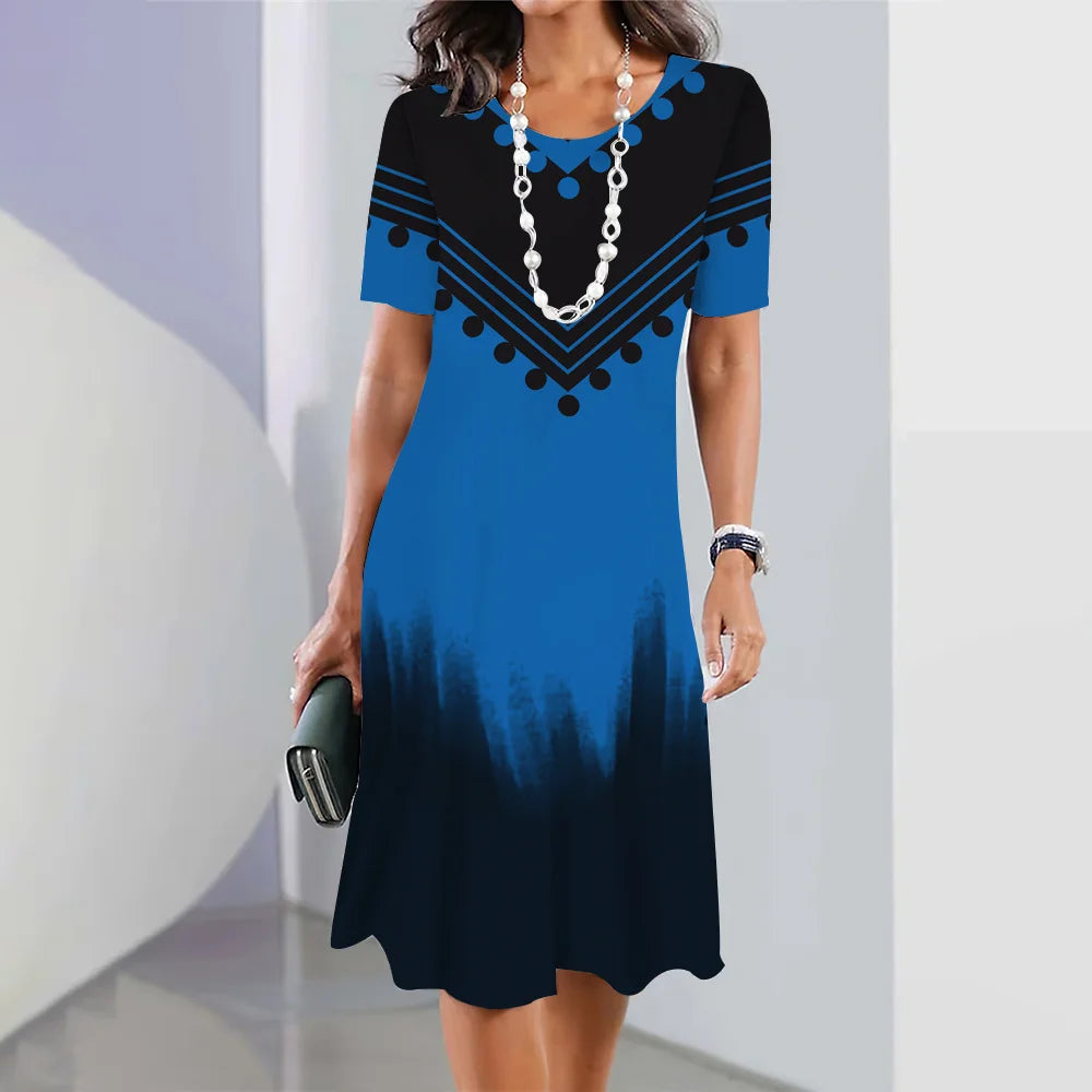Vestido Elegante de Verano para Mujer – Tejido Suave y Fluido