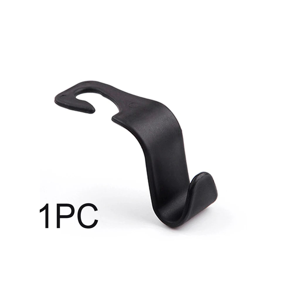 Gancho para reposacabezas de asiento de coche 4/2/1 piezas para organizador de asiento trasero de coche, colgador de almacenamiento para bolsos, carteras, ropa, abrigos
