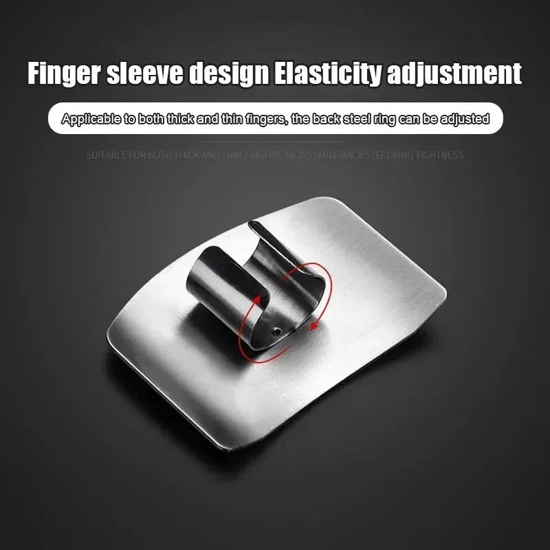 Stainless Steel Finger Guard Finger Hand Cut Hand Protector Knife Cut Finger Protection Kitchen Cooking Knives Tool Accessories
