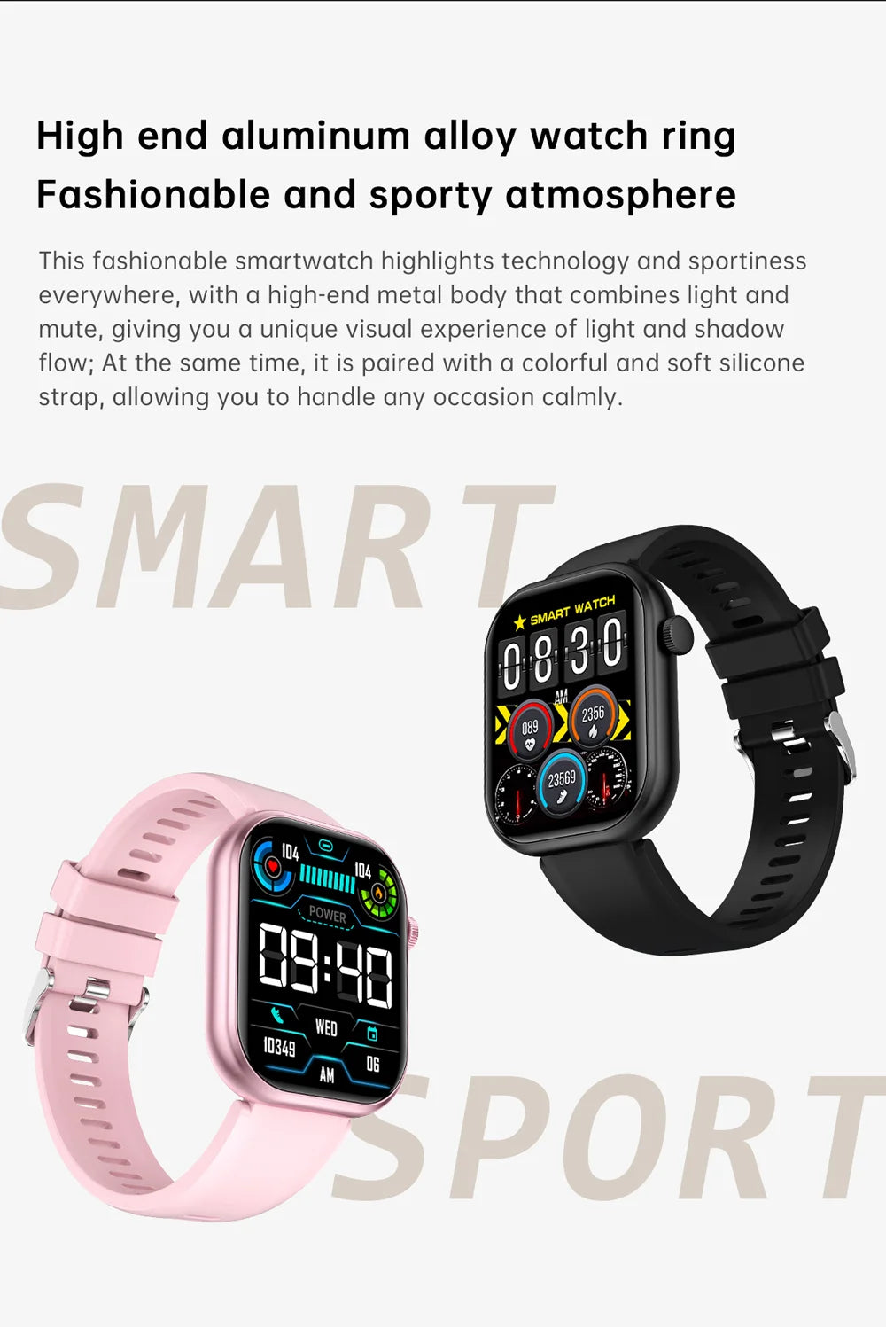 2025 New Smart Watch For Women Full Touch Screen Bluetooth Call Waterproof Sport Fitness Tracker Lady  Watches Smartwatch Men