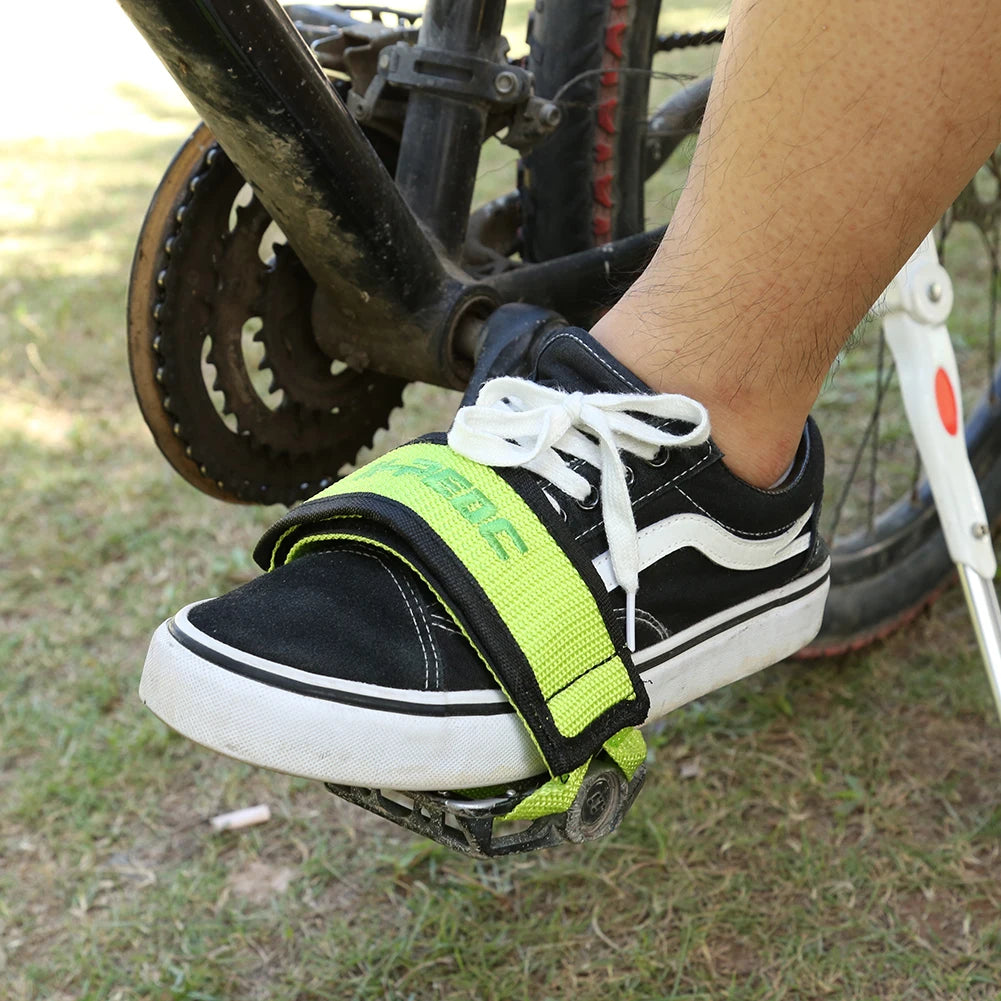 Bicycle Fixed Gear Pedal Strap Belt Anti-slip Toe Clip Bike Pedal Straps Toe Clip Strap Belt Adhesivel Cycling