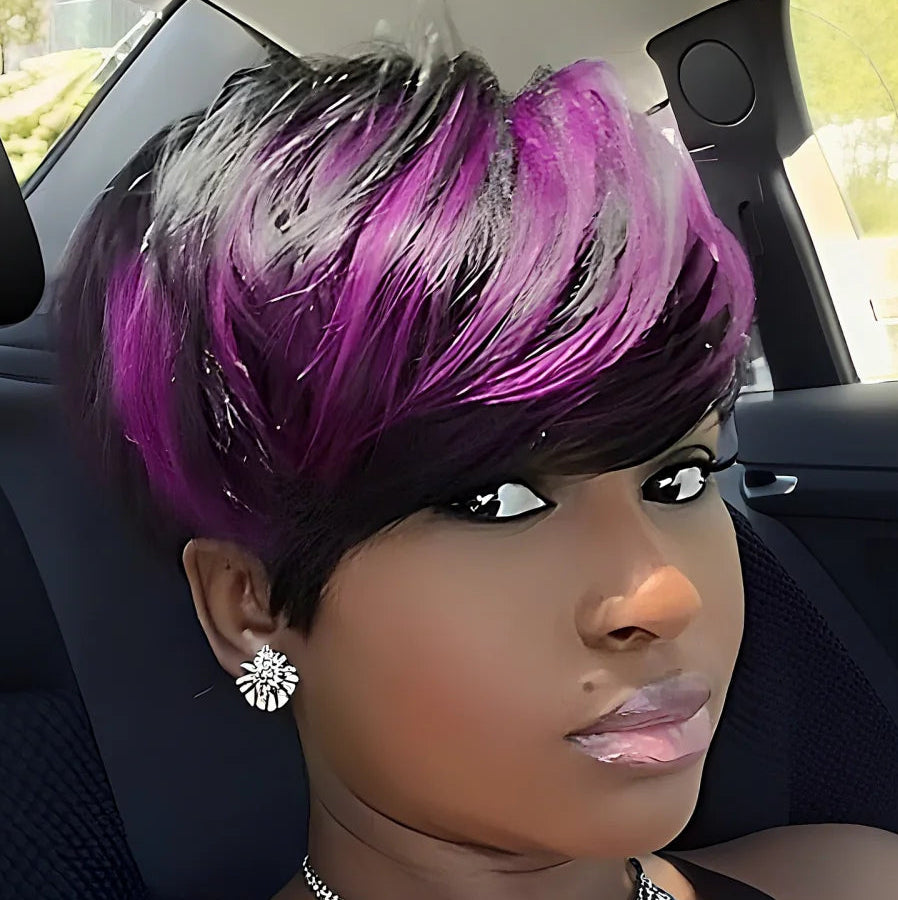 Straight Layered Pixie Wig