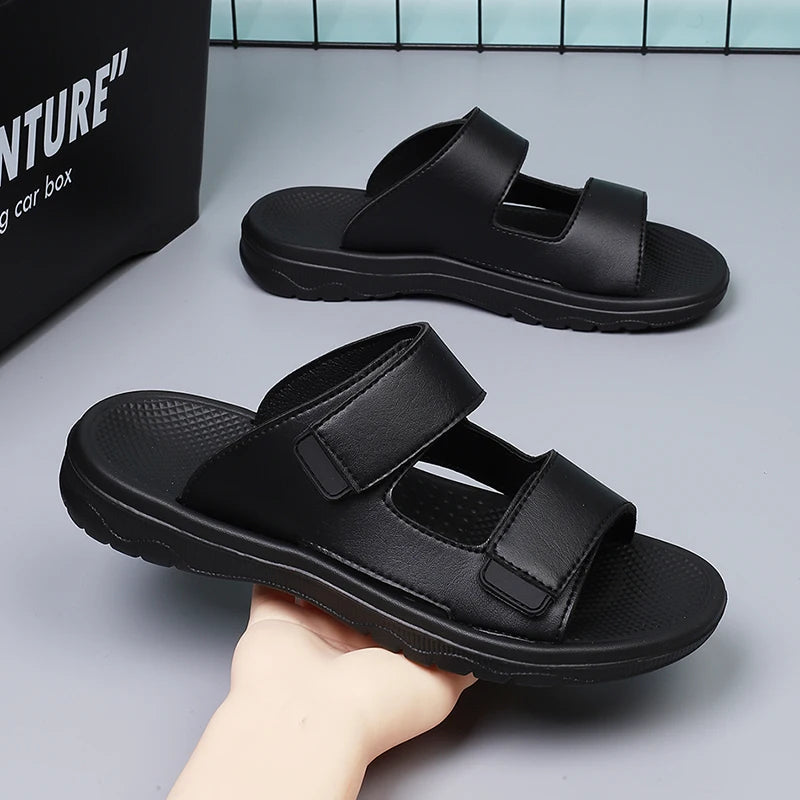 Men's Slippers Autumn New Leisure Beach Holiday Outdoor Male Retro Comfortable Slipper for Men Casual Rubber Designer Shoes