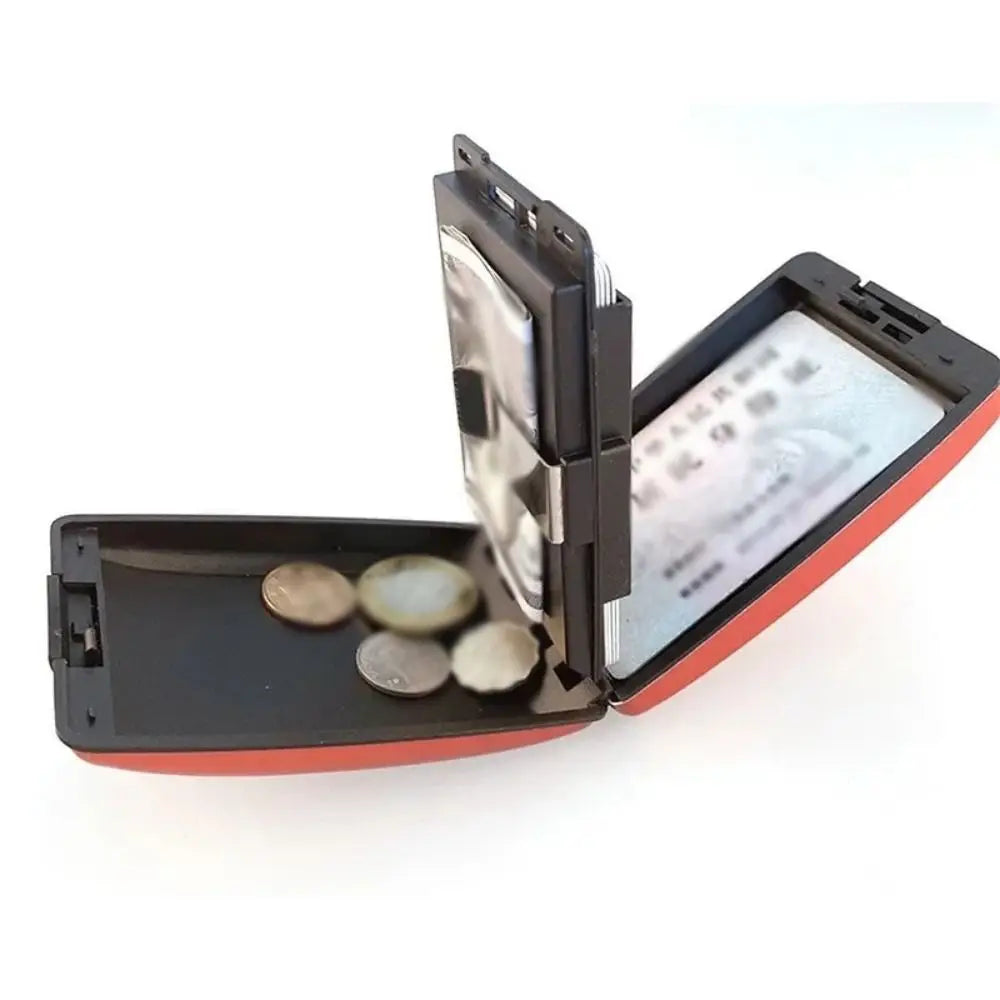 Large Capacity Credit Cards Holder Card Case Anti-Theft RFID Blocking Wallet Dust-proof Lightweight Airplane Ticket Protector