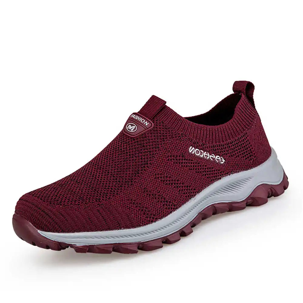Lightweight Lace-free Woman Sneakers 47 Nursing Tenis Retro Brand Flat Shoes Sports Practice Novelties 2025elegant