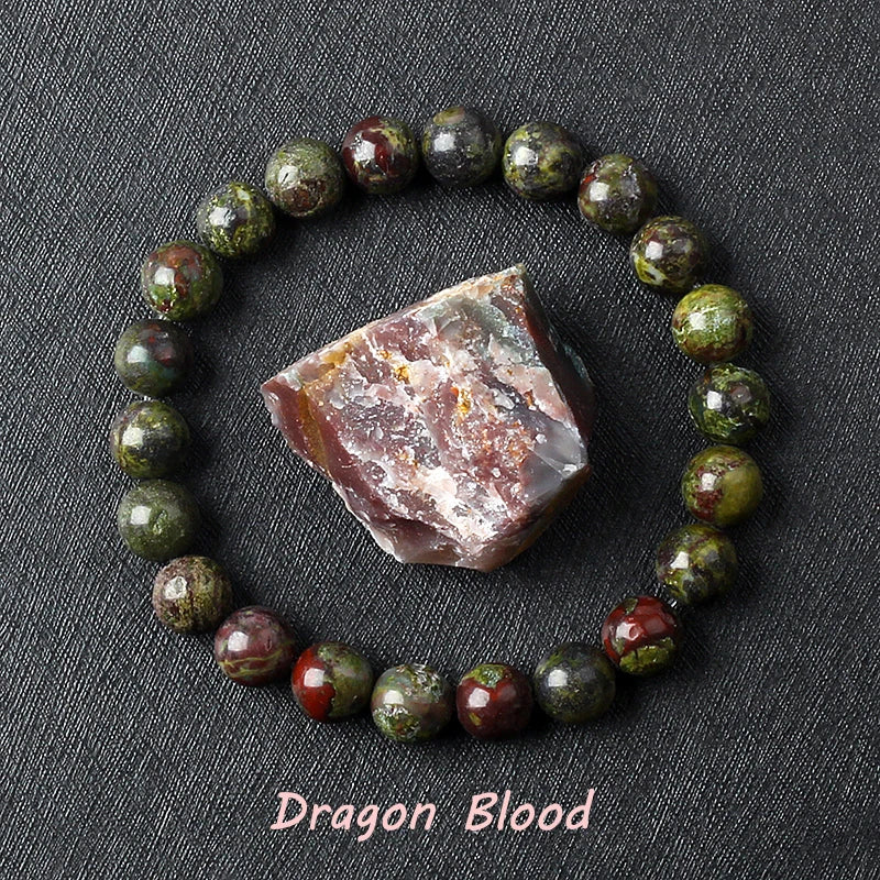 Pulsera de amatista genuina con cristales naturales para mujer, pulsera de amatista hecha de cuentas de piedra natural real, purificante para el cuerpo.
