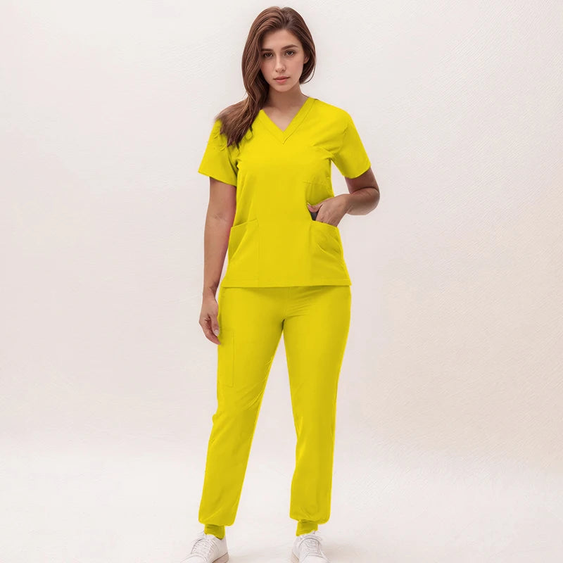 Unisex Medical Scrub Set – Modern, Comfortable & Professional for Healthcare Work