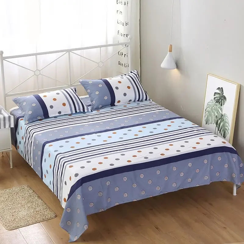 Bohemsk sengetøysett - 400TC middelhavsbomull med falmebestandig fargestoff for sovesalens nødvendigheter