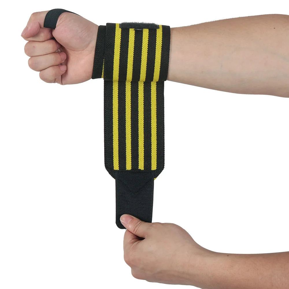 1 unidad de muñequera para entrenamiento con pesas y mancuernas, con correas engrosadas, equipo de protección de fitness para deportes al aire libre y fitness