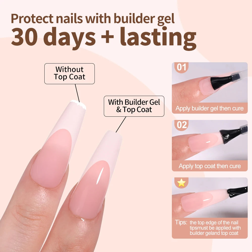 120pcs Black Edge Super Long French False Nail Removable Ballerina Coffin Almond Fake Nail Artificial Acrylic Press On Nail Tips