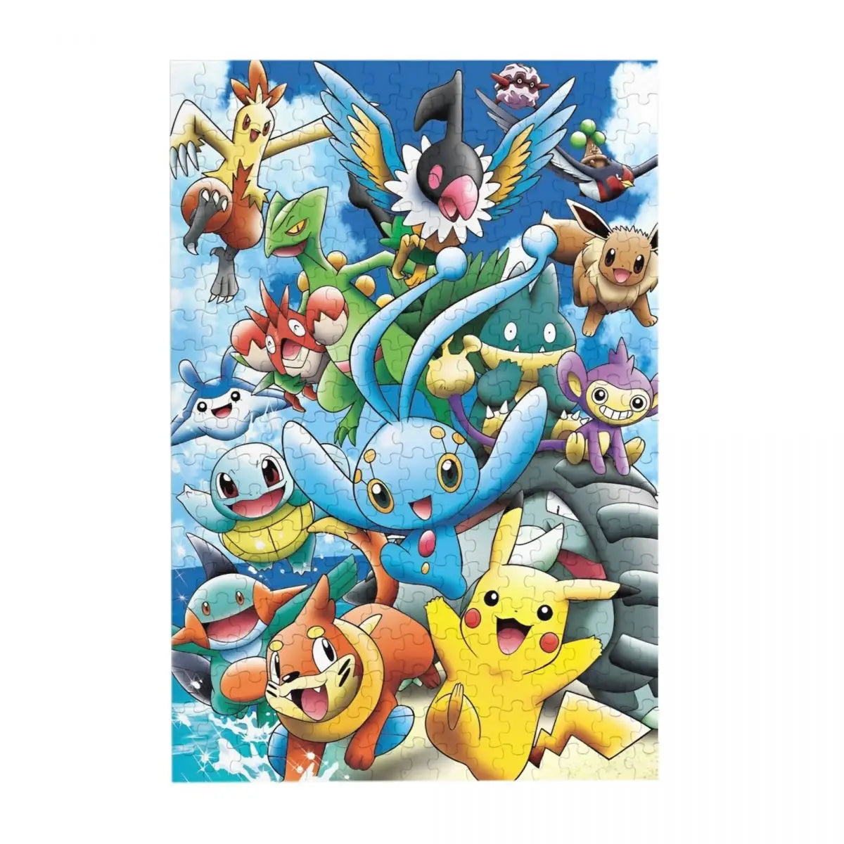 Pokemon Characters Pikachu Cartoon Wooden Puzzles for Children Jigsaw Puzzles 300 Pieces Educational Toys Gift for Kids