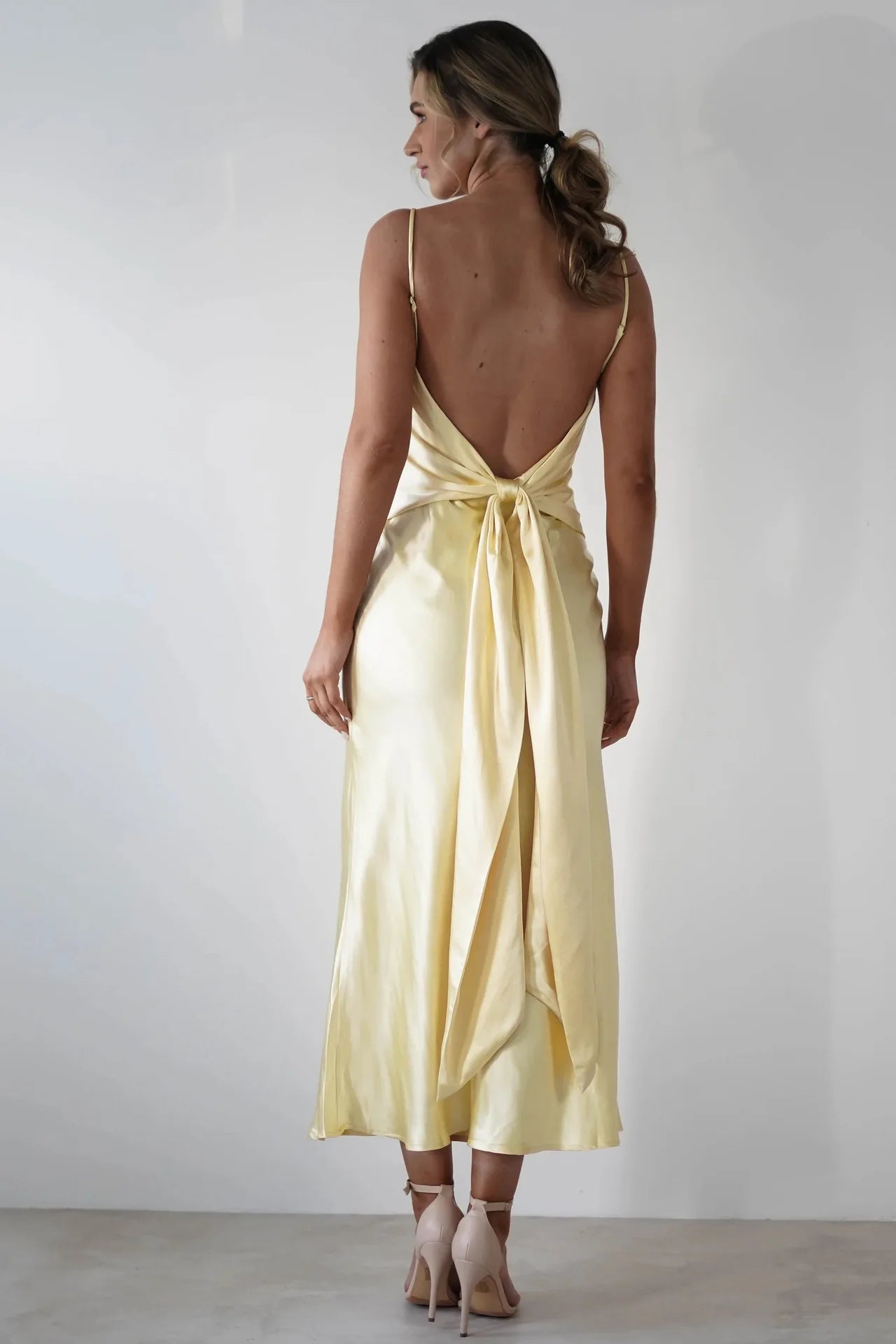 New Dresses  Woman Fashion Summer Women's Clothing Sexy Halter Satin Fashion Strappy Skirts