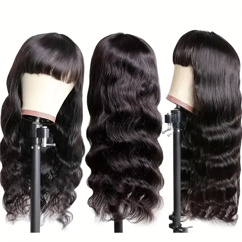 Body Wave Wig with Bangs