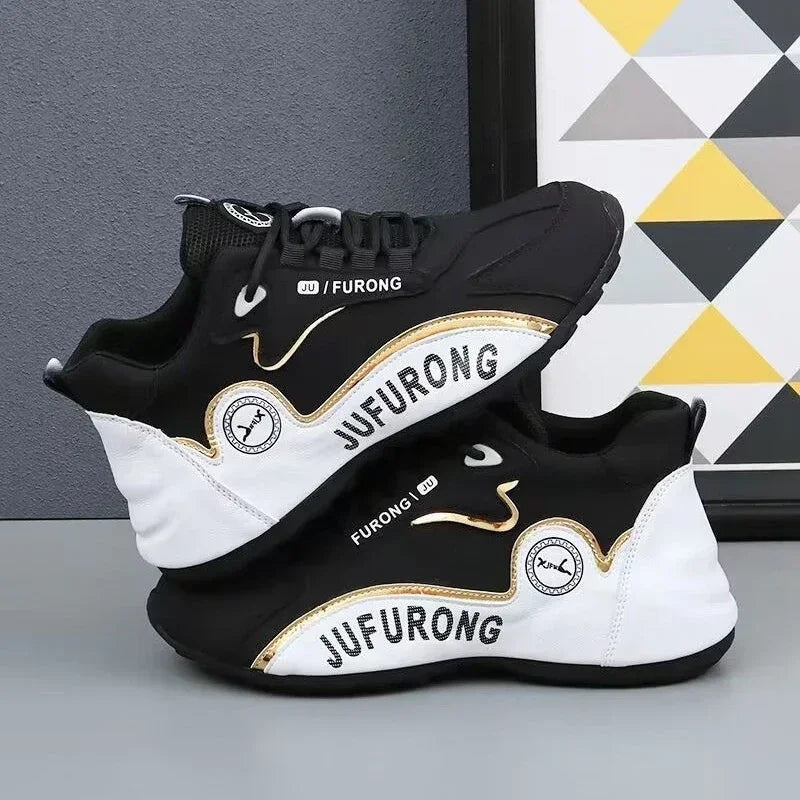Man Luxury Sneakers Sports Shoe Women Casual Sneakers Chunky Sneakers Couples New Designer Soft-soled Leather Running Shoes