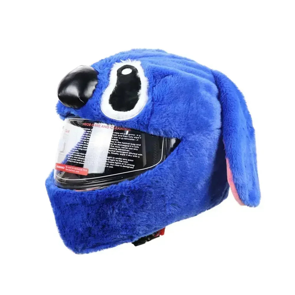 Christmas Motorcycle Helmet Cover Santa Claus Hat Full Face Funny Plush Motorcycle Helmet Decorative Motorcycle Ski Accessories