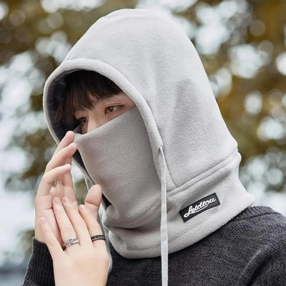 Nueva Máscara de Esquí Balaclava de Lana de Cara Completa para Invierno Gorro Cortavientos Cálido de Felpa para Cuello, Capucha Gruesa para Exteriores