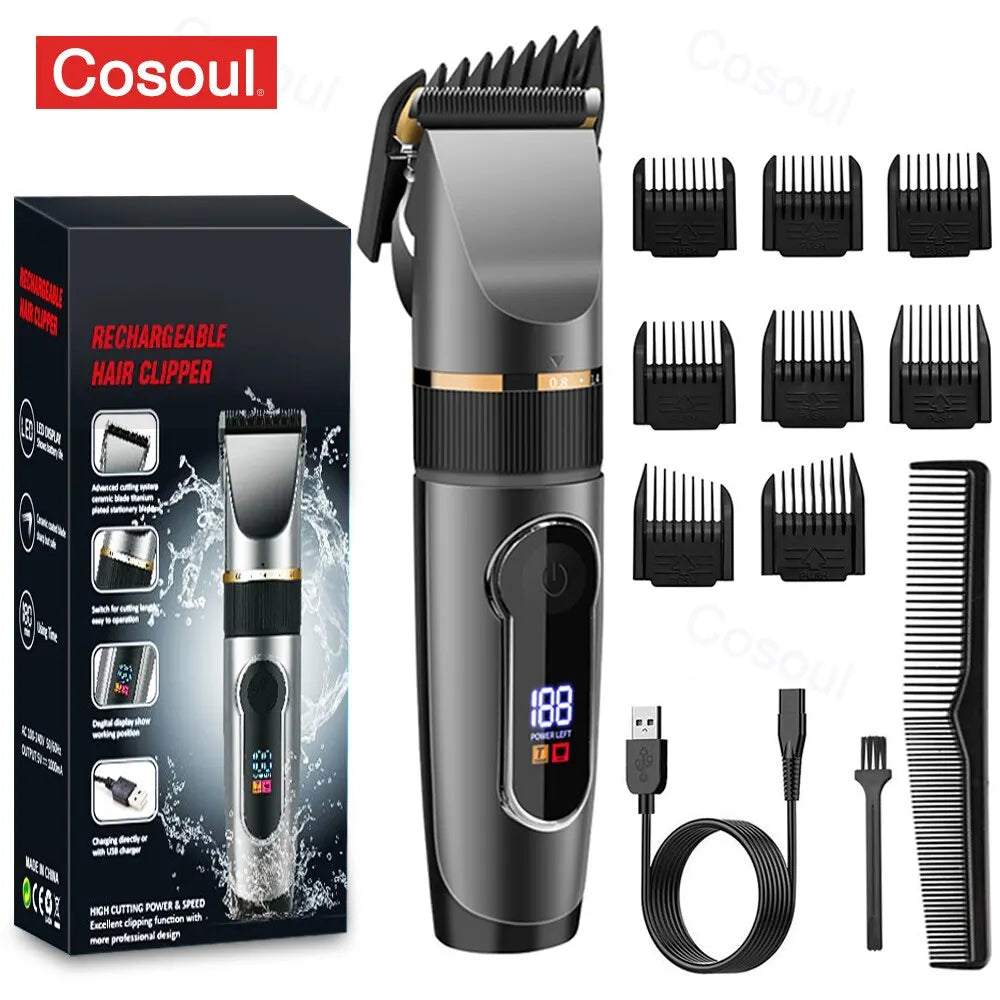 Hair Clipper Electric Hair Cutting Machine Husband Hair Trimmer for Man Shaver Barber Professional Beard Trimmer Hair Cutter