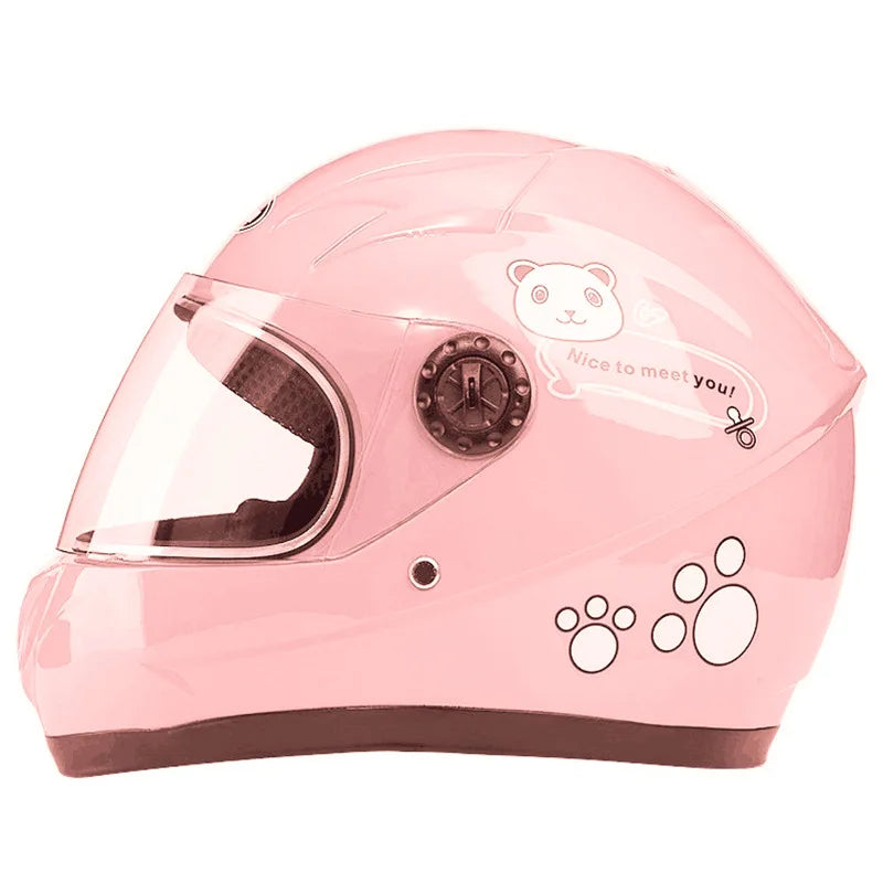 Kid Child Motorcycle Helmet Detachable Full Face Helmet Suitable All Seasons Children Sports Safety Protection Helmets