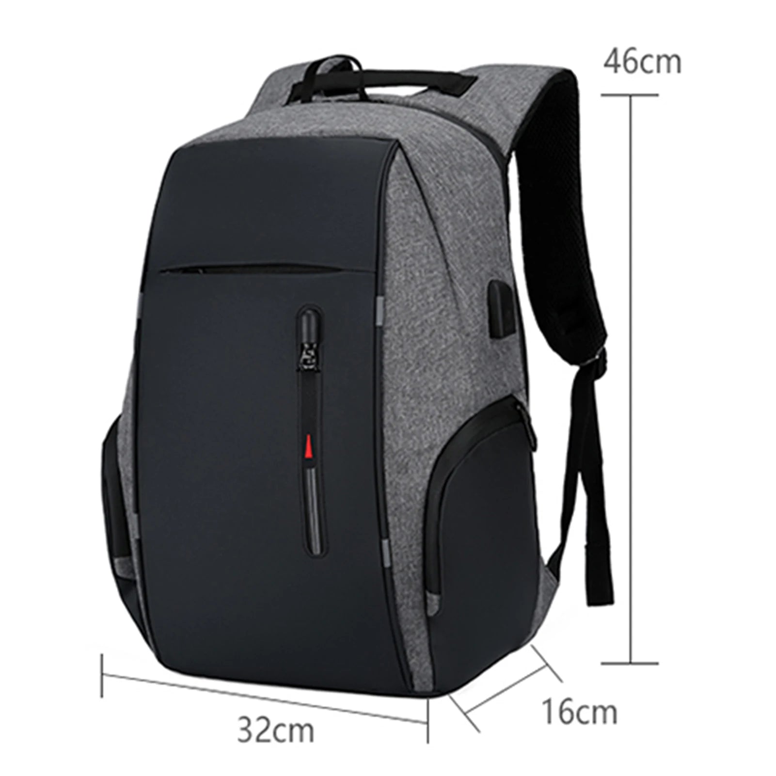 Laptop Backpack For 17 Inch Laptop Bag With USB Port Fashion Waterproof Backpacks One Bag for All Outings, for Men & Women