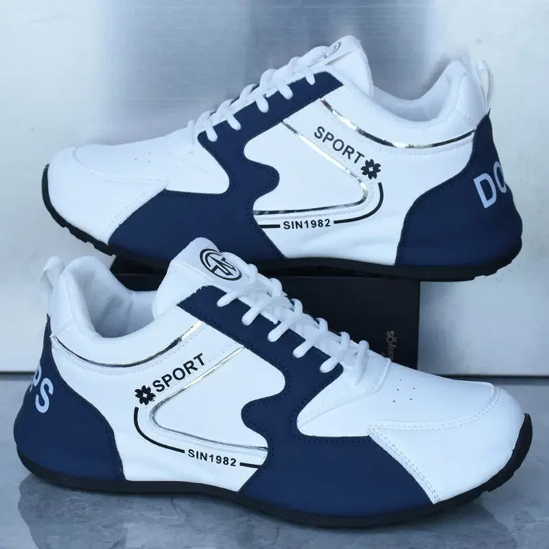 Zapatos de hombre a la moda, casuales de otoño, ligeros, impermeables, antideslizantes, deportivos, estilo "Dad Shoes", resistentes al desgaste para mediana edad y jóvenes