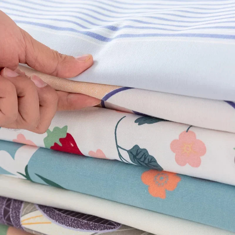 Soft 100% Cotton Coarse Cloth Bed Sheet Thick Sleep Naked Single Double Bedsheet Comfortable Durable Breathable Bed Sheets Queen